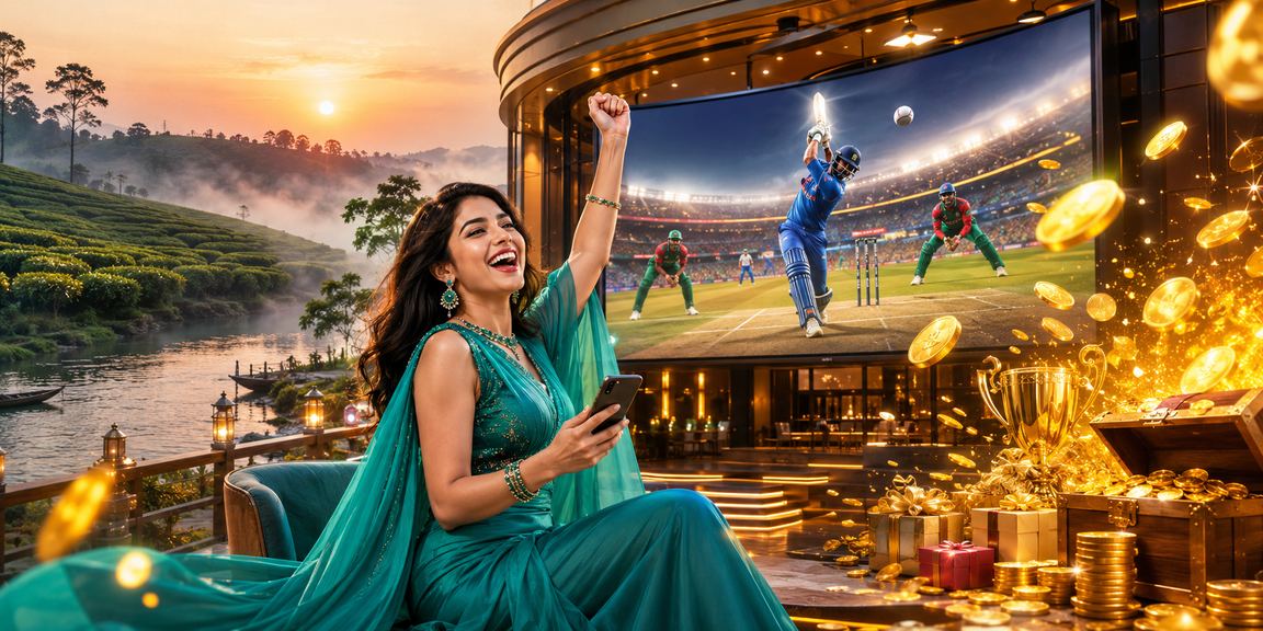 সিলেটের চা বাগানে ক্রিকেট বেটিং করার দৃশ্য